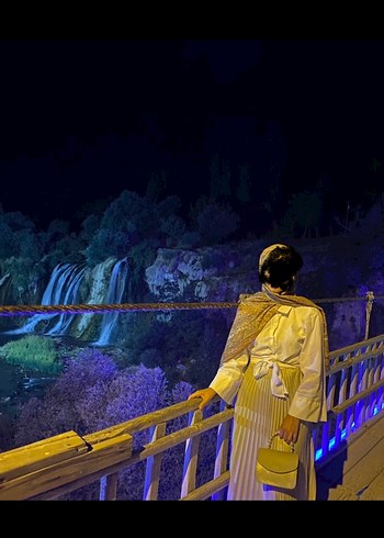 Krem pileli etek - Görsel 3