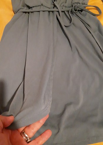 nil yesili Midi Kadın  Elbise - Görsel 2