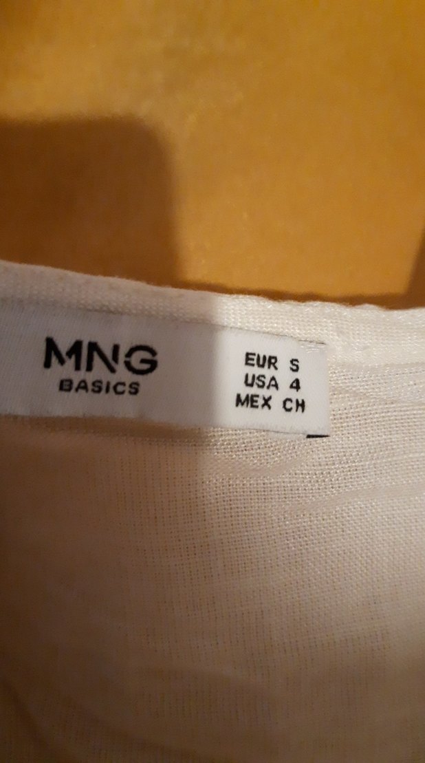 Düğmeli Beyaz Keten Mini Tulum - Görsel 5