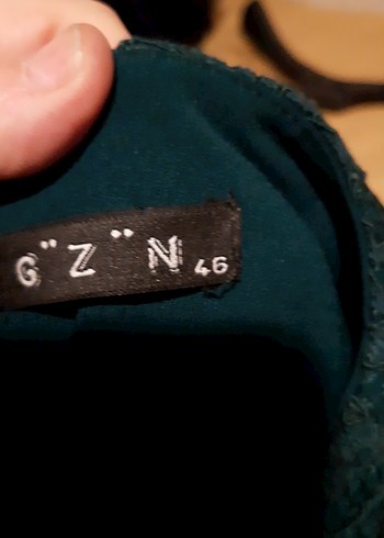 zümrüt yeşili şık kısa abiye - Görsel 8