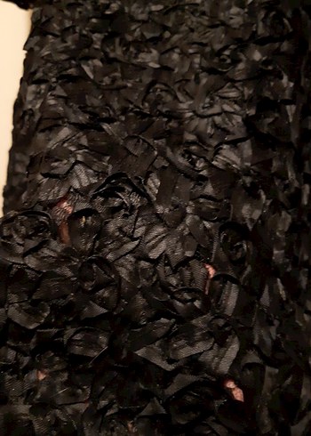 siyah özel dikim kısa abiye - Görsel 3