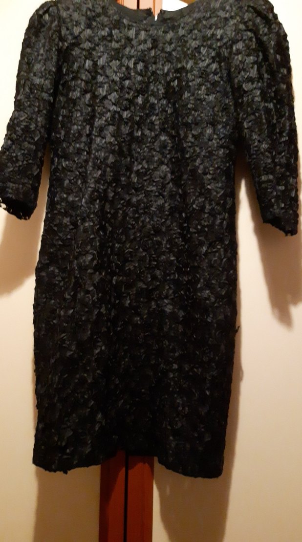 siyah özel dikim kısa abiye - Görsel 2