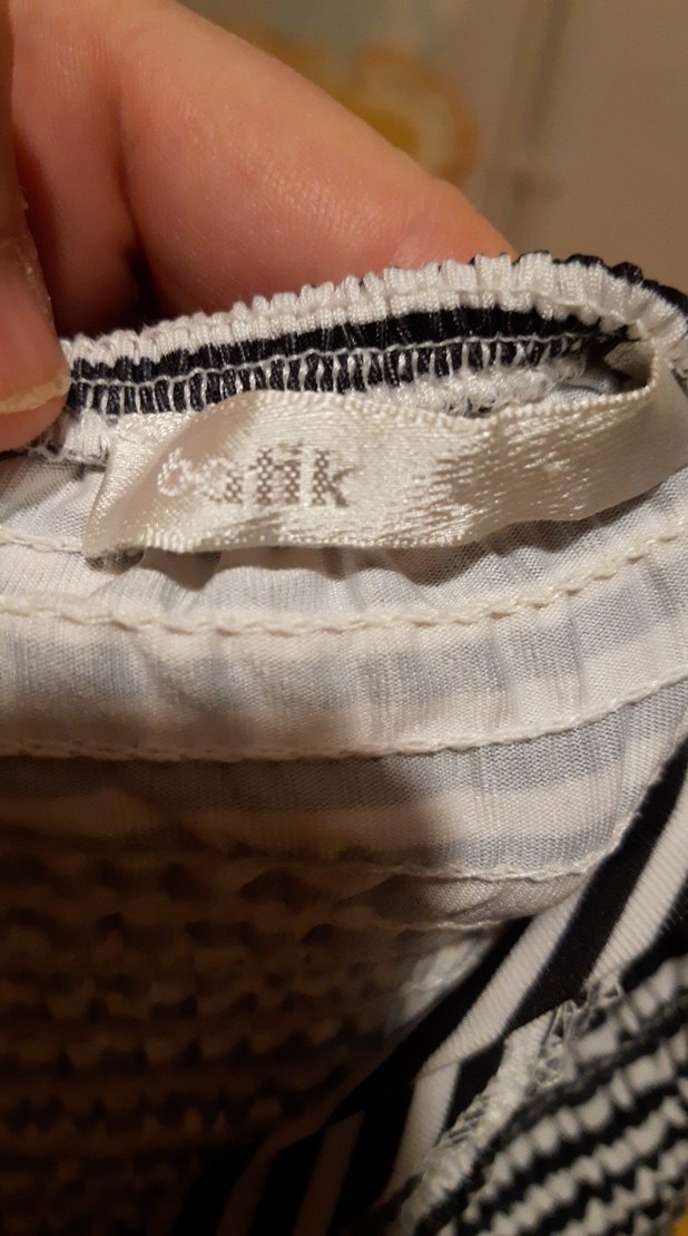 cizgili maxi askili elbise - Görsel 3