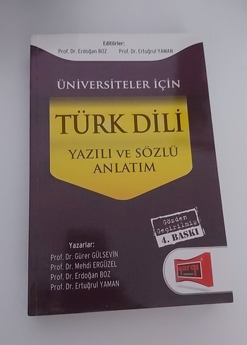 Üniversiteler İçin Türk Dili Kitabı