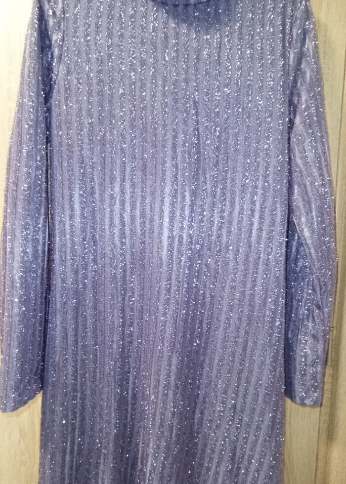 Simli kalem elbise - Görsel 3