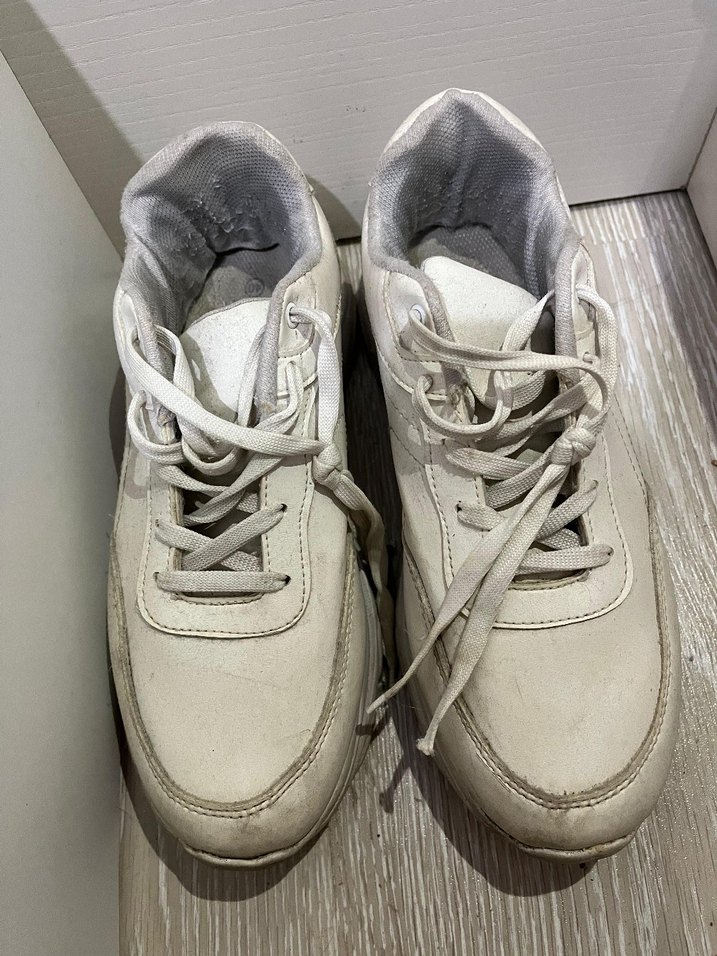 Beyaz Unisexs Sneakers  Topuklu - Görsel 2