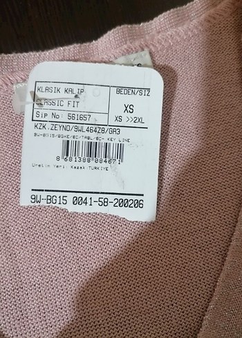 LC Waikiki Pembe V Yaka Triko Kadın Kazak