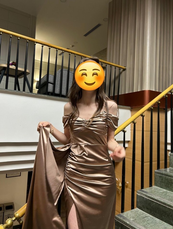 Drapeli Uzun Abiye Elbise - Görsel 2