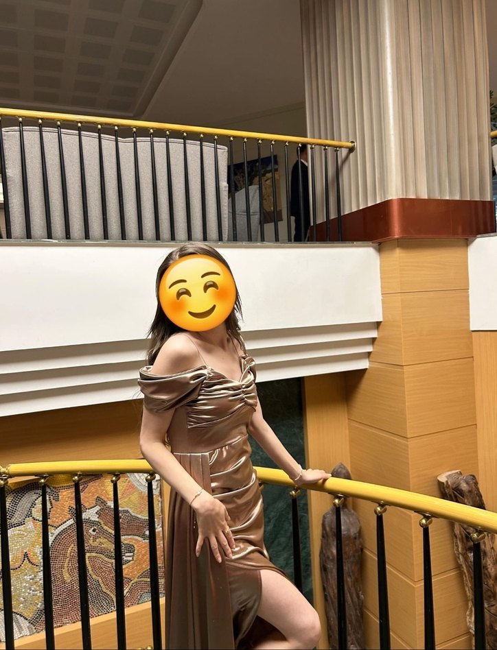 Drapeli Uzun Abiye Elbise - Görsel 3