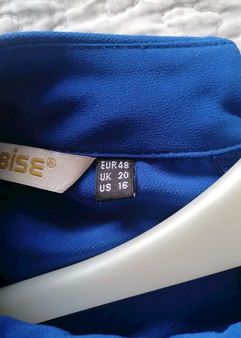 Mavi Kadın Gömlek - Görsel 5