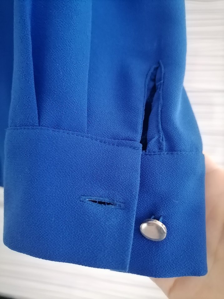 Mavi Kadın Gömlek - Görsel 4