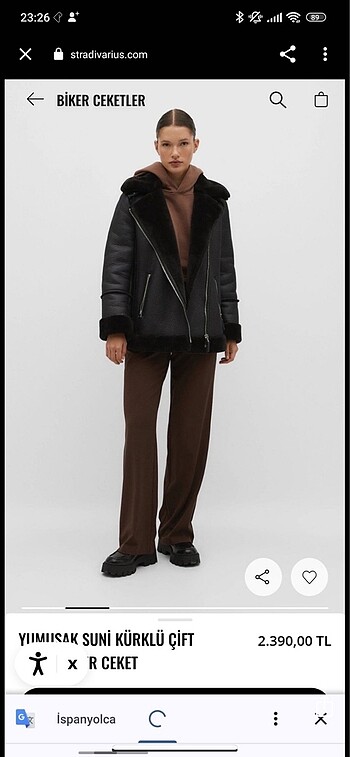 Stradivarius Biker ceket stradivarius