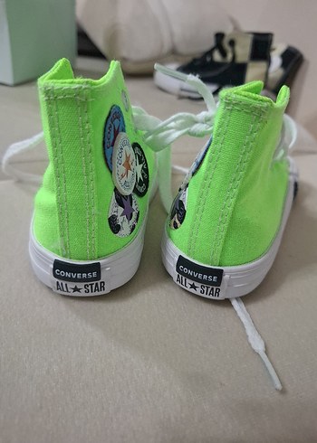 Converse Neon Yeşil Spor Ayakkabı - Görsel 2