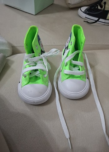 Converse Neon Yeşil Spor Ayakkabı - Görsel 3