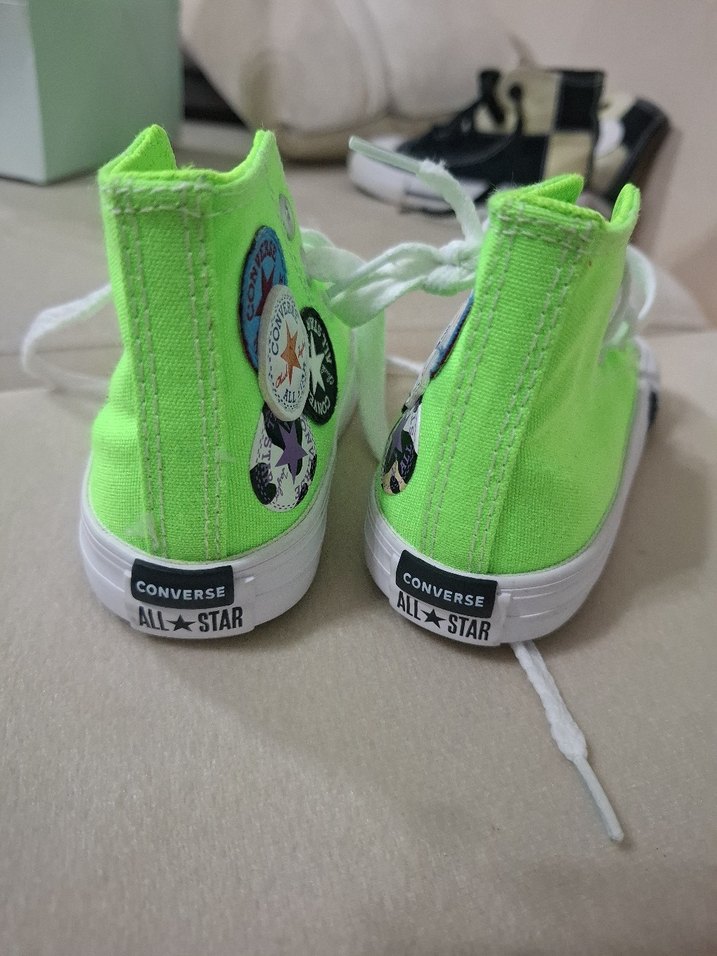Converse Neon Yeşil Spor Ayakkabı - Görsel 2