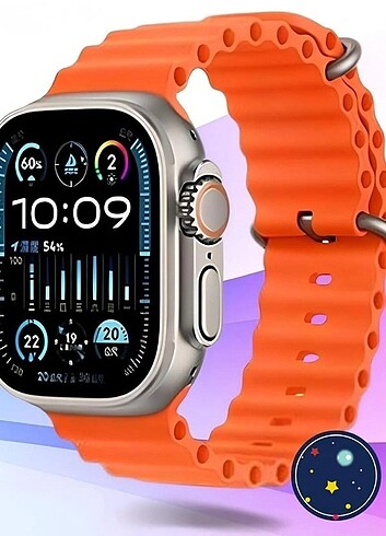 Watch 2/3/4/5 Turuncu Plastik Kordon