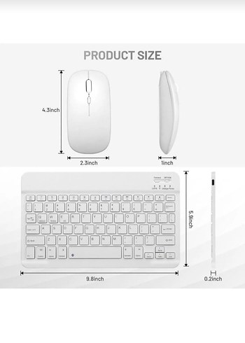 Kablosuz Bluetooth Klavye ve Mouse Seti - Görsel 7