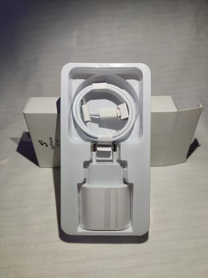 iPhone Beyaz Şarj Adaptörü ve Kablo 20w lightning uclu - Görsel 5