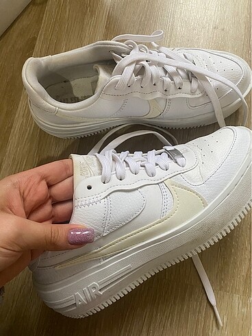 37,5 Beden beyaz Renk Orjinal nike airforce