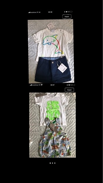 İkili takım 400orijinal zara & benetton