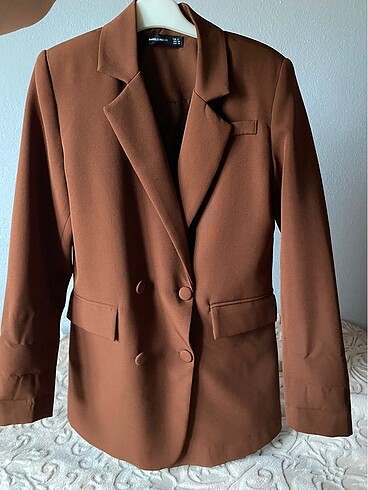 Kahverengi Blazer Ceket