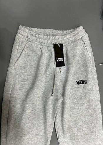 s Beden Vans Gri Kadın Rahat Kesim Eşofman Altı