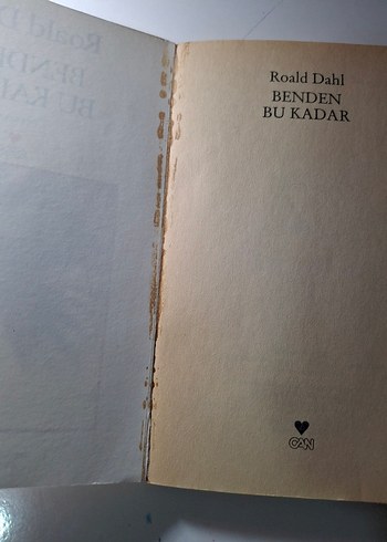 Beden Roald Dahl - Benden Bu Kadar Öyküler