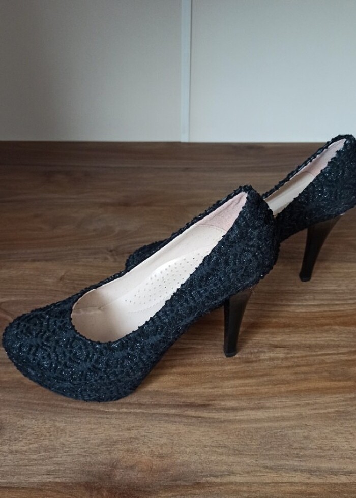 platform topuklu ayakkabı - Görsel 4