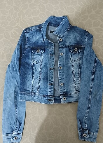 Crop kot ceket