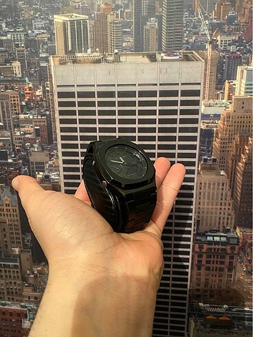 CASIO OAK-PATEK PHILIPPE NAUTILUS MOD-SİYAH PASLANMAZ ÇELİK-GA21