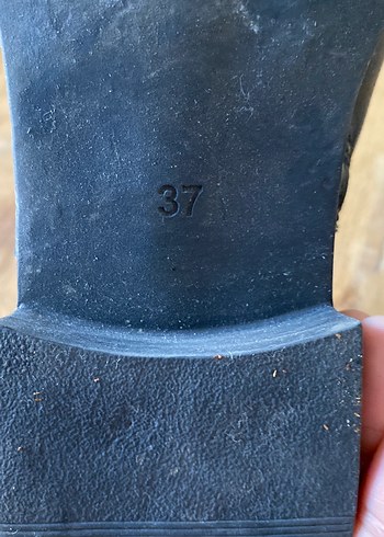 Siyah Deri Tokalı Biker Kadın Botları - Görsel 5