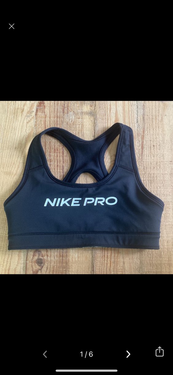 Nike Baskılı Yeşil Spor Büstiyer - Görsel 3