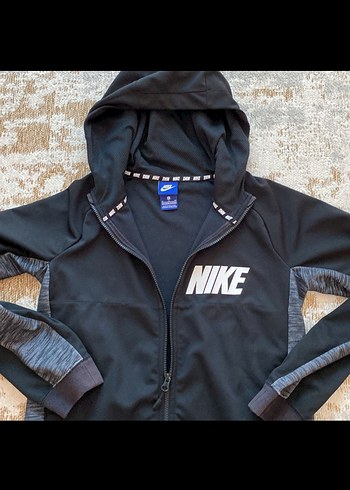 Erkek Siyah Fermuarlı Spor Sweatshirt - Görsel 3