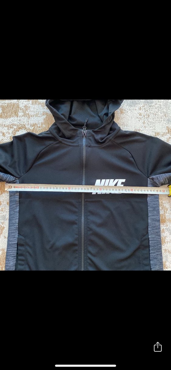 Erkek Siyah Fermuarlı Spor Sweatshirt - Görsel 5