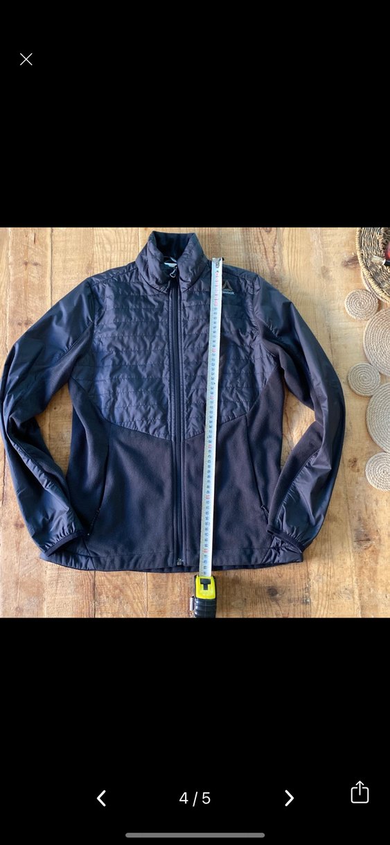 Siyah Kadın Spor Fermuarlı Ceket - Görsel 4