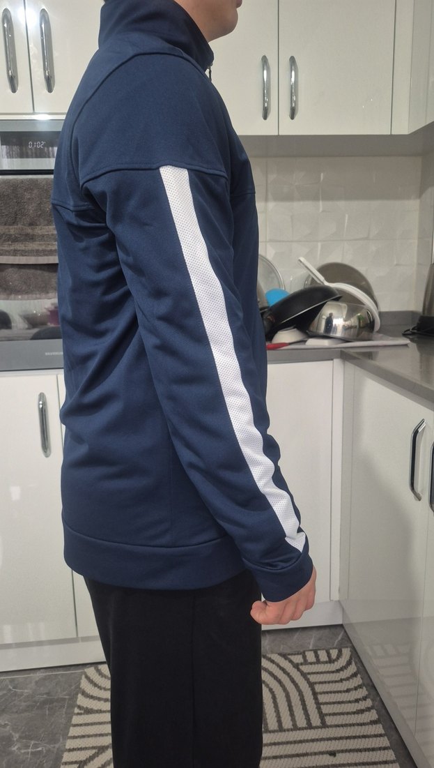 under armaur Erkek Siyah Fermuarlı eşofman üstü - Görsel 5