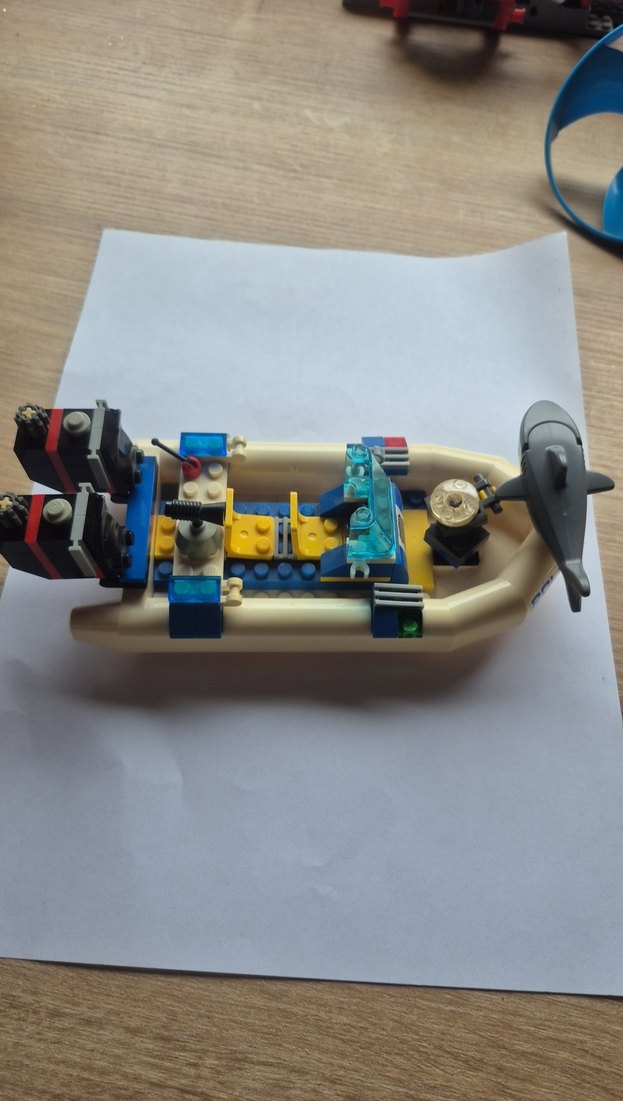 Mavi ve Beyaz Lego Tekne Seti - Görsel 2