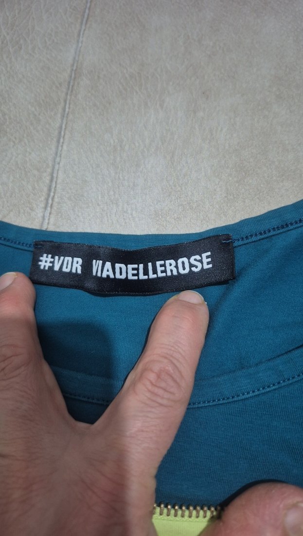 Kısa Kollu, Fermuar detaylı pamuklu tişört - Görsel 2