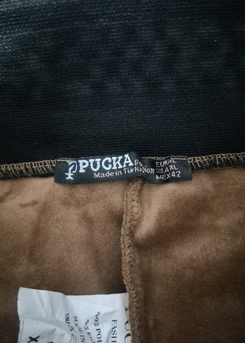 Kahverengi Deri Kadın Pantolon - Görsel 3