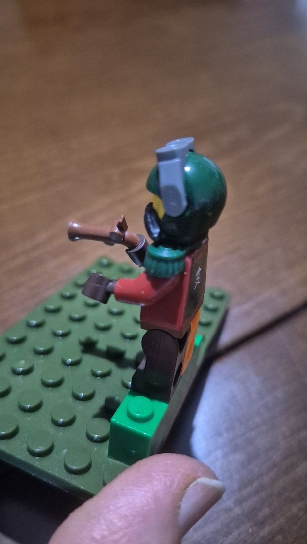 Lego Mini Figür - Haki Renkli - Görsel 3