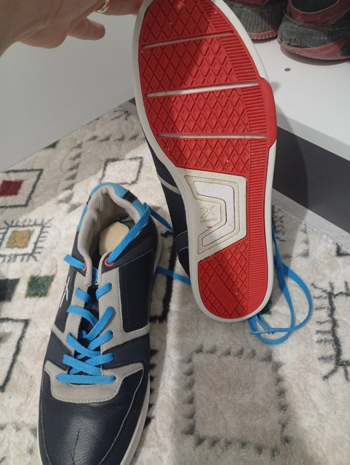 Mavi Erkek Spor Ayakkabı Bağcıkları - Görsel 2