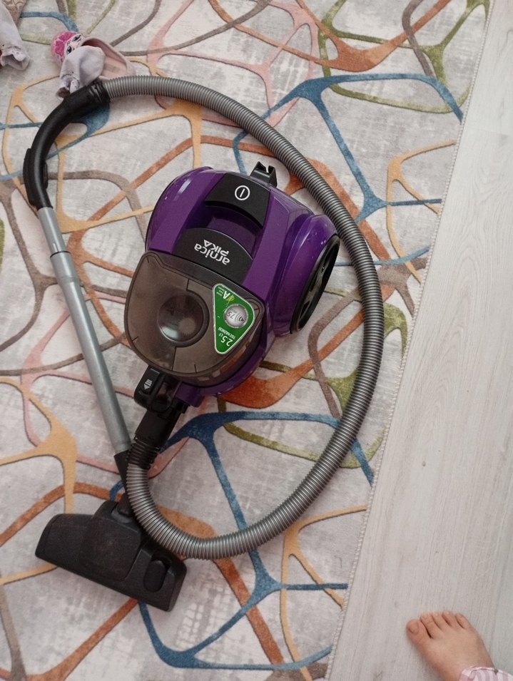 Mor Renkli Elektrikli Süpürge - Görsel 2