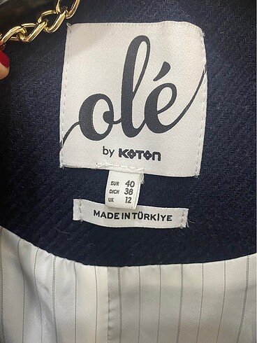 Lacivert ceket - Görsel 2