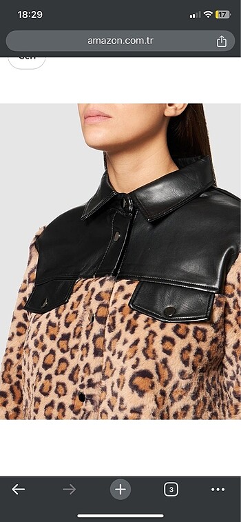 Leopar ceket - Görsel 3