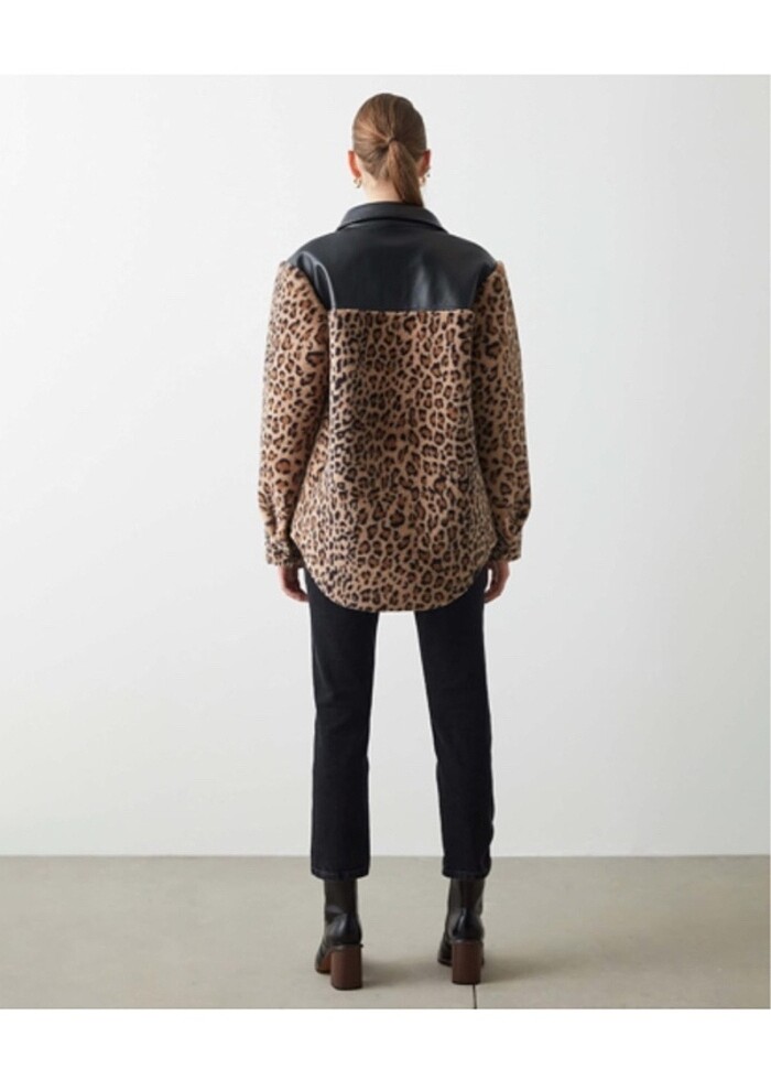 Leopar ceket - Görsel 4