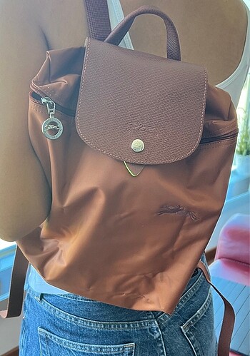  Beden kahverengi Renk Longchamp sırt çantası 54121381948