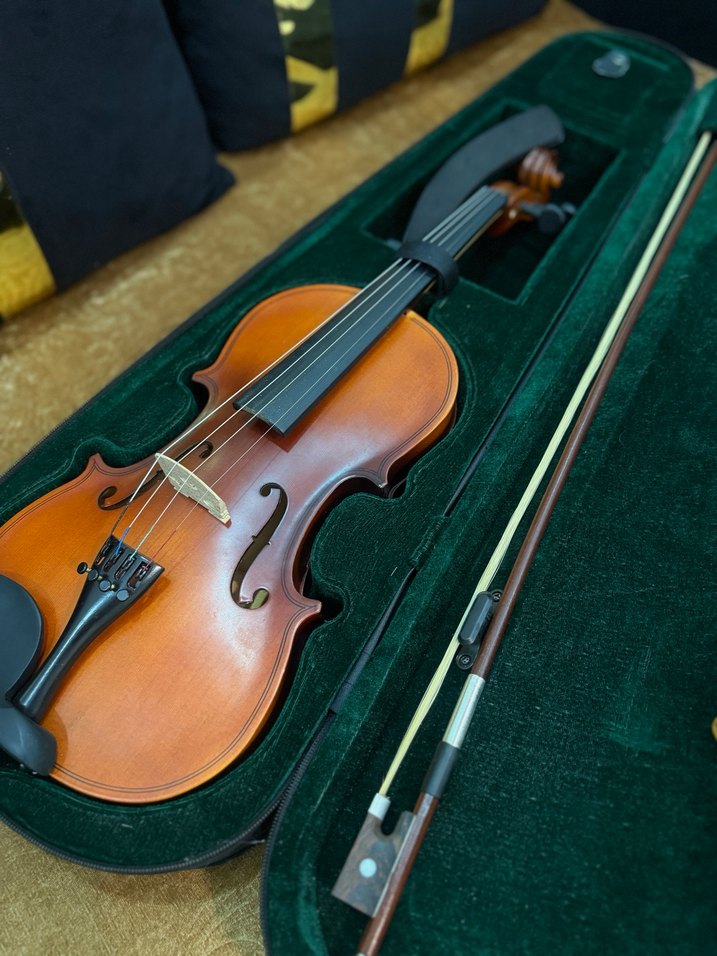 Salamanca 4/4 Kahverengi Keman ve Yay Seti - Görsel 2