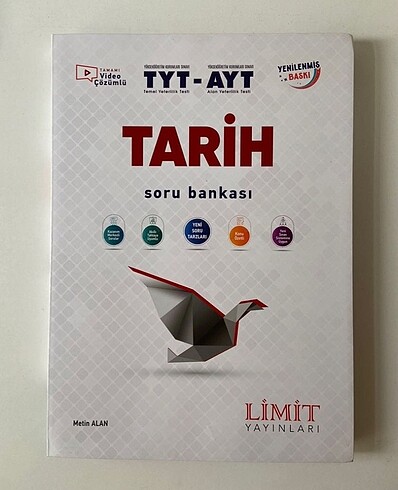 Limit yayınları TYT-AYT Tarih soru bankası