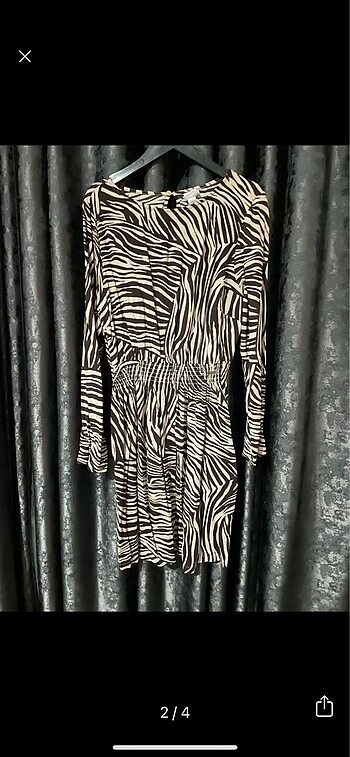H&M H&M Zebra Mini Elbise