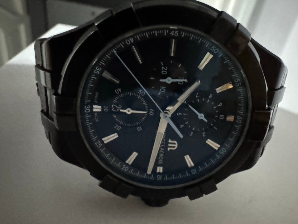 Maurice Lacroix Siyah Erkek Saat - Görsel 2